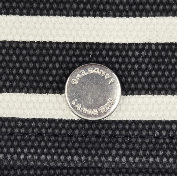 Lands' End Monochrome Horizontal Striped  Accessory Wristlet - Picture 2 of 7